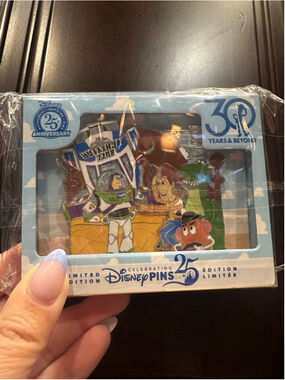 Toy Story 30th Anniversary Mini Jumbo Pin LE 1500 Disney Trading Pin